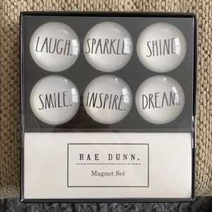 NEW Rae Dunn Glass Dome Magnets